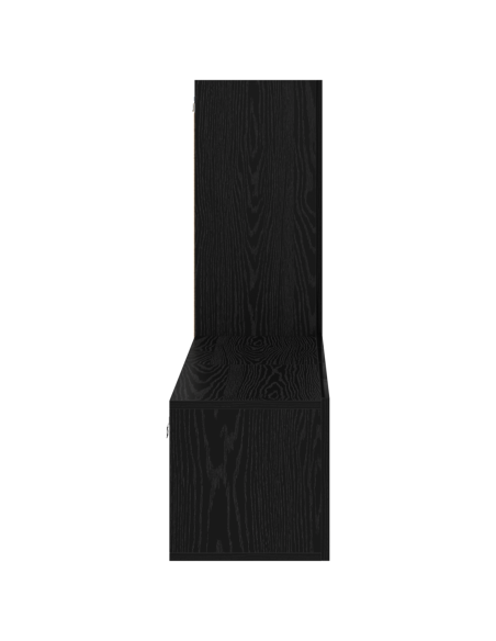 Set di Mobile TV 3 pcs Rovere Nero Small 30.5 x 30 x 90 cm