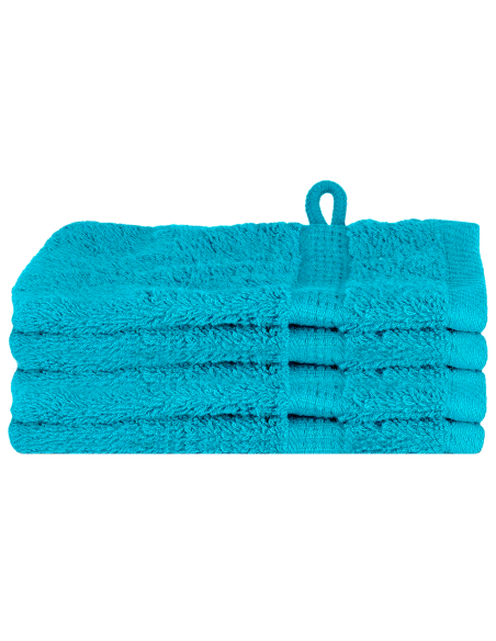 Fazzoletti 4 pcs Turchese 15 x 21 cm Cotone