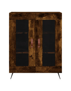 Credenza Rovere Fumo  69,5x34x180 cm in Legno Multistrato 2