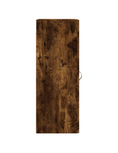 Mobile a Parete Rovere Fumo 34,5x34x90 cm in Legno Multistrato 2