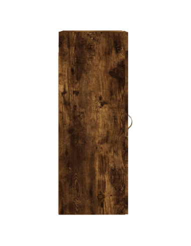 Mobile a Parete Rovere Fumo 34,5x34x90 cm in Legno Multistrato