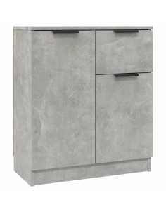 Credenza Grigio Cemento 60x30x70 cm in Legno Multistrato