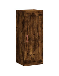 Credenza Rovere Fumo 34,5x34x180 cm in Legno Multistrato