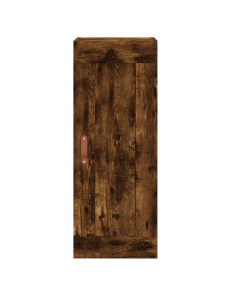 Credenza Rovere Fumo 34,5x34x180 cm in Legno Multistrato