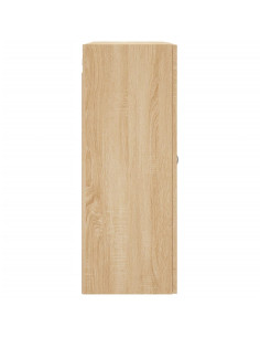 Mobile a Parete Rovere Sonoma 69,5x34x90 cm Legno Multistrato 2