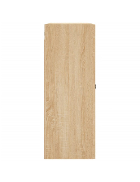 Mobile a Parete Rovere Sonoma 69,5x34x90 cm Legno Multistrato