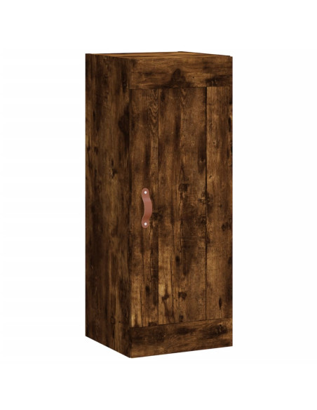 Credenza Rovere Fumo 34,5x34x180 cm in Legno Multistrato