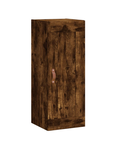 Credenza Rovere Fumo 34,5x34x180 cm in Legno Multistrato