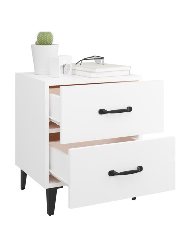 Comodino Bianco 40x35x47,5 cm