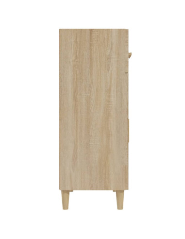Credenza Rovere Sonoma 69,5x34x89 cm in Legno Multistrato