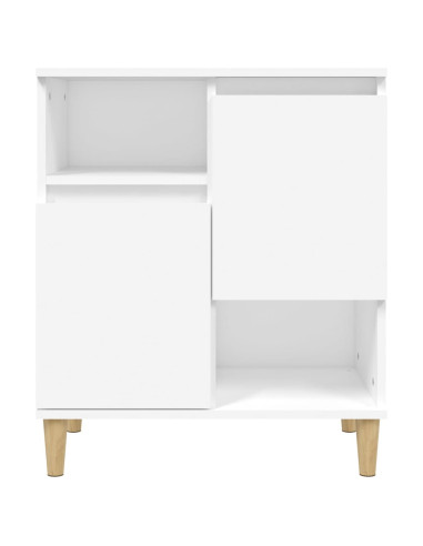 Credenze 3pz Bianche 60x35x70 cm in Legno Multistrato