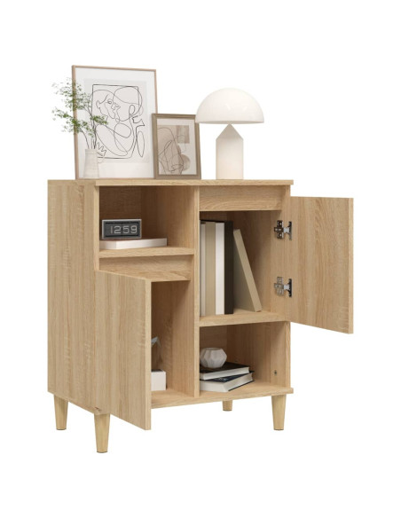 Credenza Rovere Sonoma 60x35x70 cm in Legno Multistrato