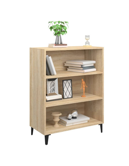 Credenza Rovere Sonoma 69,5x32,5x90 cm in Legno Multistrato