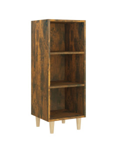 Credenza Rovere Fumo 34,5x32,5x90 cm in Legno Multistrato