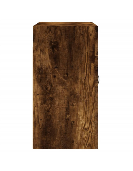 Armadietto a Muro Rovere Fumo 60x31x60 cm in Legno Multistrato