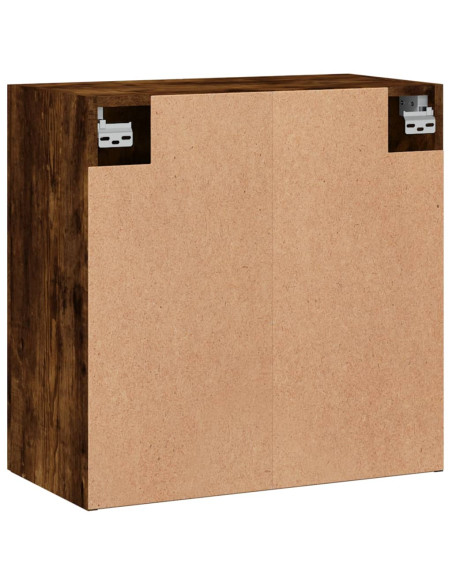 Armadietto a Muro Rovere Fumo 60x31x60 cm in Legno Multistrato