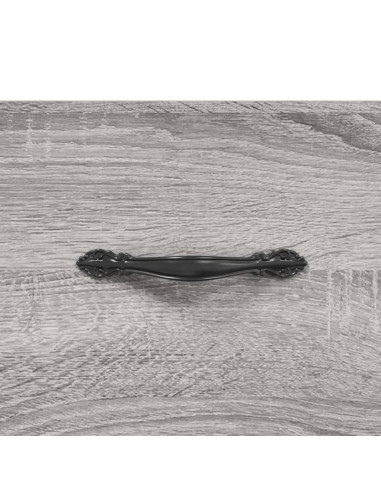 Credenza Grigio Sonoma 69,5x34x180 cm in Legno Multistrato