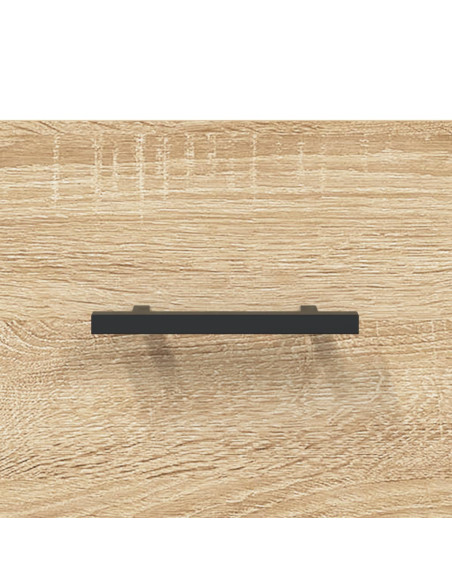 Comodini a Muro 2 pz Rovere Sonoma 35x35x20 cm