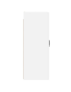 Armadietti a Parete 2 pz Bianchi in Legno Multistrato 2