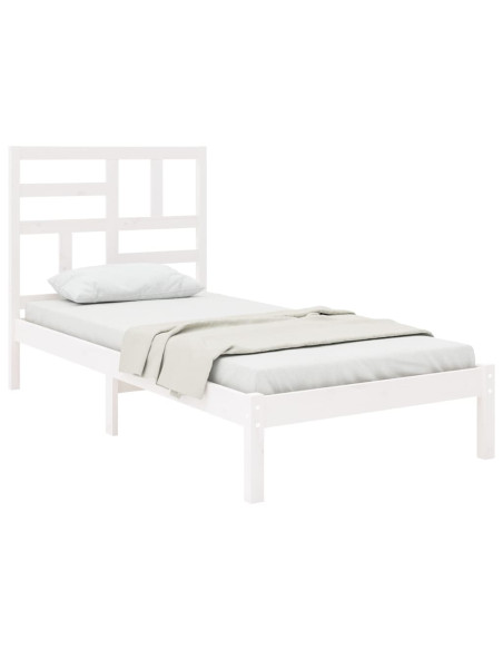 Giroletto Bianco in Legno Massello 100x200 cm