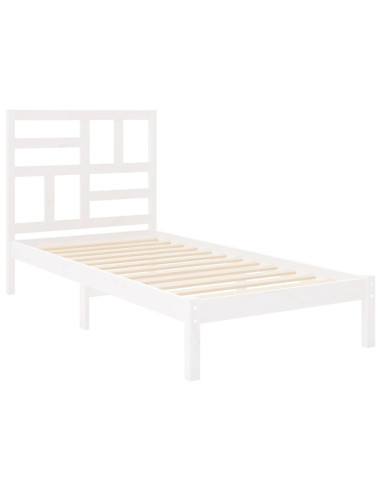 Giroletto Bianco in Legno Massello 100x200 cm