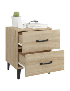 Comodini 2 pz in Rovere Sonoma 40x35x47,5 cm 2