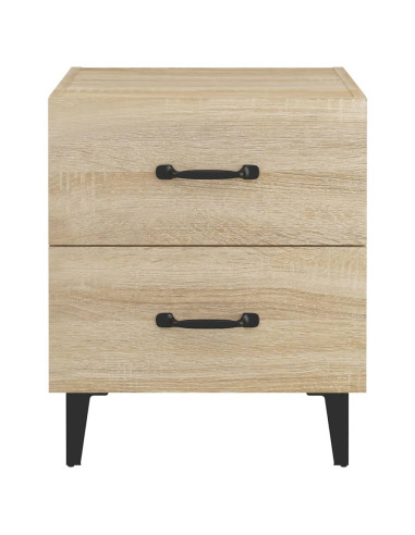 Comodini 2 pz in Rovere Sonoma 40x35x47,5 cm