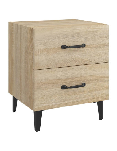 Comodini 2 pz in Rovere Sonoma 40x35x47,5 cm