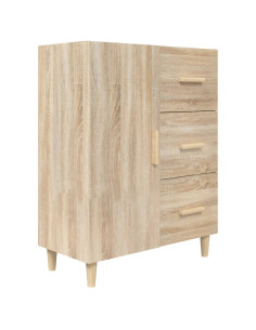 Credenza Rovere Sonoma 69,5x34x90 cm in Legno Multistrato