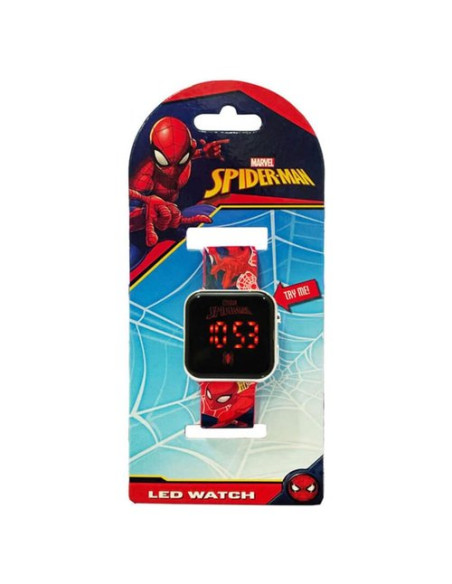 Orologio bimbo Ds Import SPD4800 SPIDERMAN Digital Led Rosso
