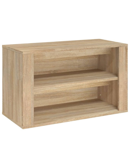 Scarpiera Rovere Sonoma 75x35x45 cm in Legno Multistrato