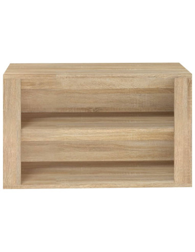 Scarpiera Rovere Sonoma 75x35x45 cm in Legno Multistrato