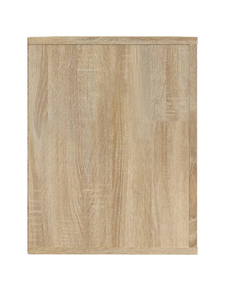 Scarpiera Rovere Sonoma 75x35x45 cm in Legno Multistrato