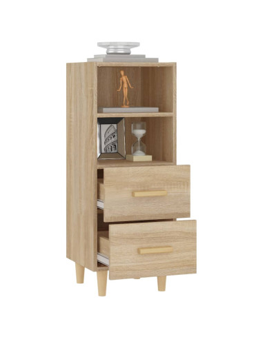 Credenza Rovere Sonoma 34,5x34x90 cm in Legno Multistrato