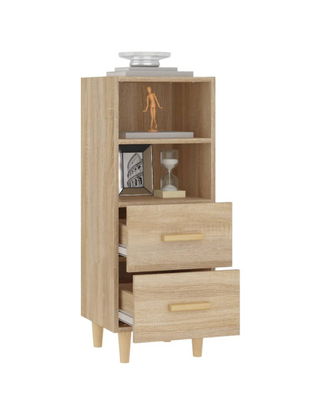 Credenza Rovere Sonoma 34,5x34x90 cm in Legno Multistrato