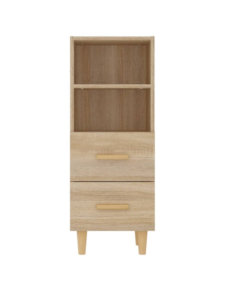 Credenza Rovere Sonoma 34,5x34x90 cm in Legno Multistrato