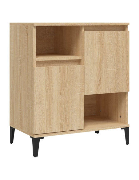 Credenze 3pz Rovere Sonoma 60x35x70 cm in Legno Multistrato