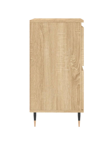 Credenze 2 pz Rovere Sonoma in Legno Multistrato