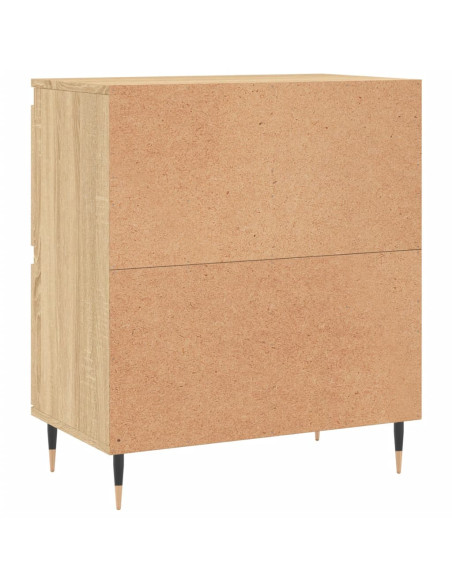 Credenze 2 pz Rovere Sonoma in Legno Multistrato