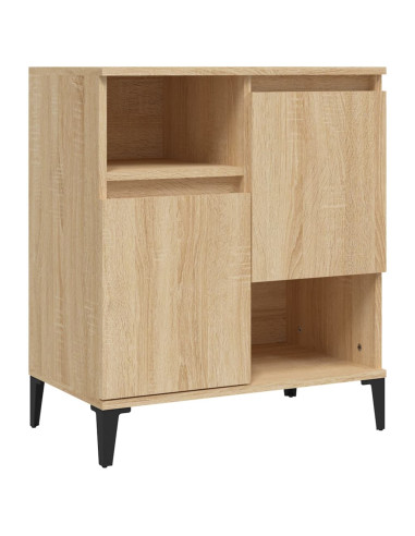 Credenze 2pz Rovere Sonoma 60x35x70 cm in Legno Multistrato