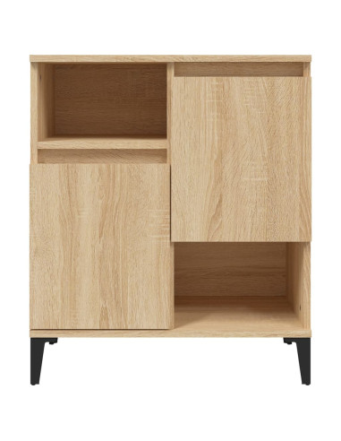 Credenze 2pz Rovere Sonoma 60x35x70 cm in Legno Multistrato