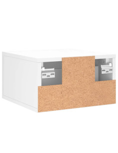 Comodino a Muro Bianco 35x35x20 cm 2