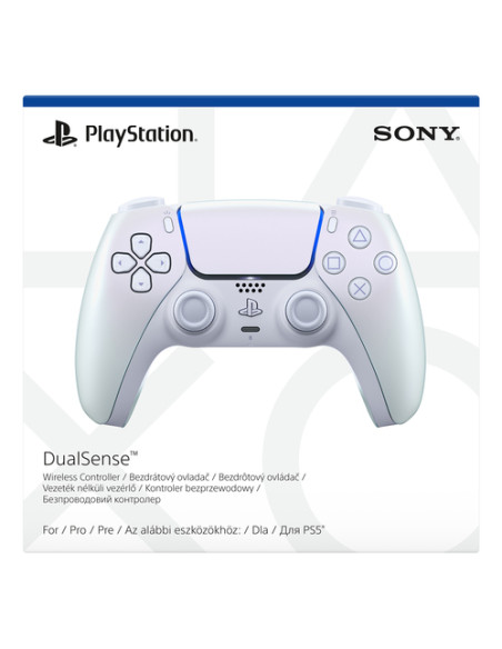 Sony DualSense Cromo, Perlato Bluetooth/USB Gamepad Analogico/Digitale PlayStation 5