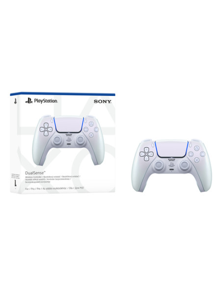 Sony DualSense Cromo, Perlato Bluetooth/USB Gamepad Analogico/Digitale PlayStation 5