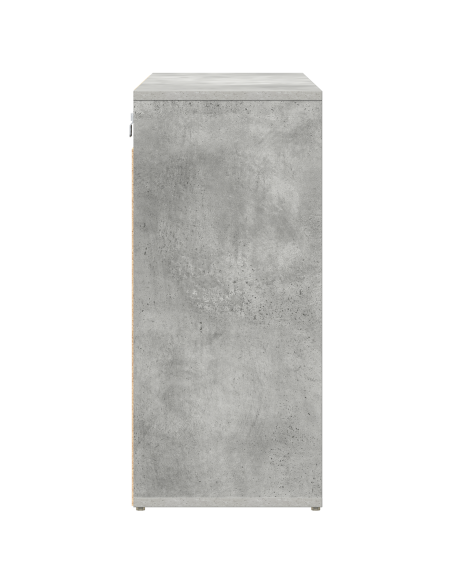Mobile per scarpe Grigio Cemento 52.5 x 30 x 50 cm