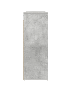 Mobile per scarpe Grigio cemento 77,5 x 30 x 83,5 cm
