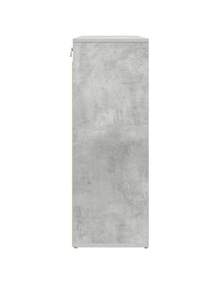 Mobile per scarpe Grigio Cemento 52.5 x 30 x 50 cm