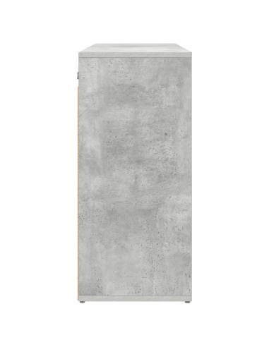 Mobile per scarpe Grigio cemento 77,5 x 30 x 67 cm