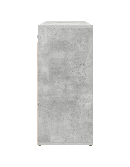 Mobile per scarpe Grigio cemento 77,5 x 30 x 67 cm