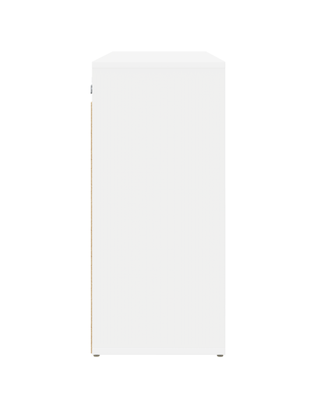 Mobile per scarpe Bianco 52.5 x 30 x 50 cm Legno multistrato